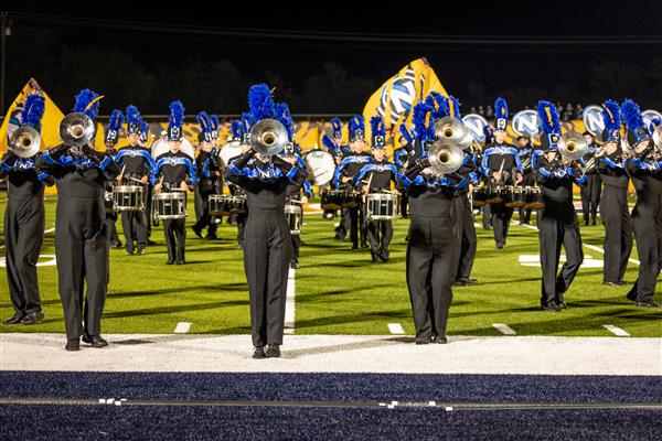 Nolensville High band members perform
